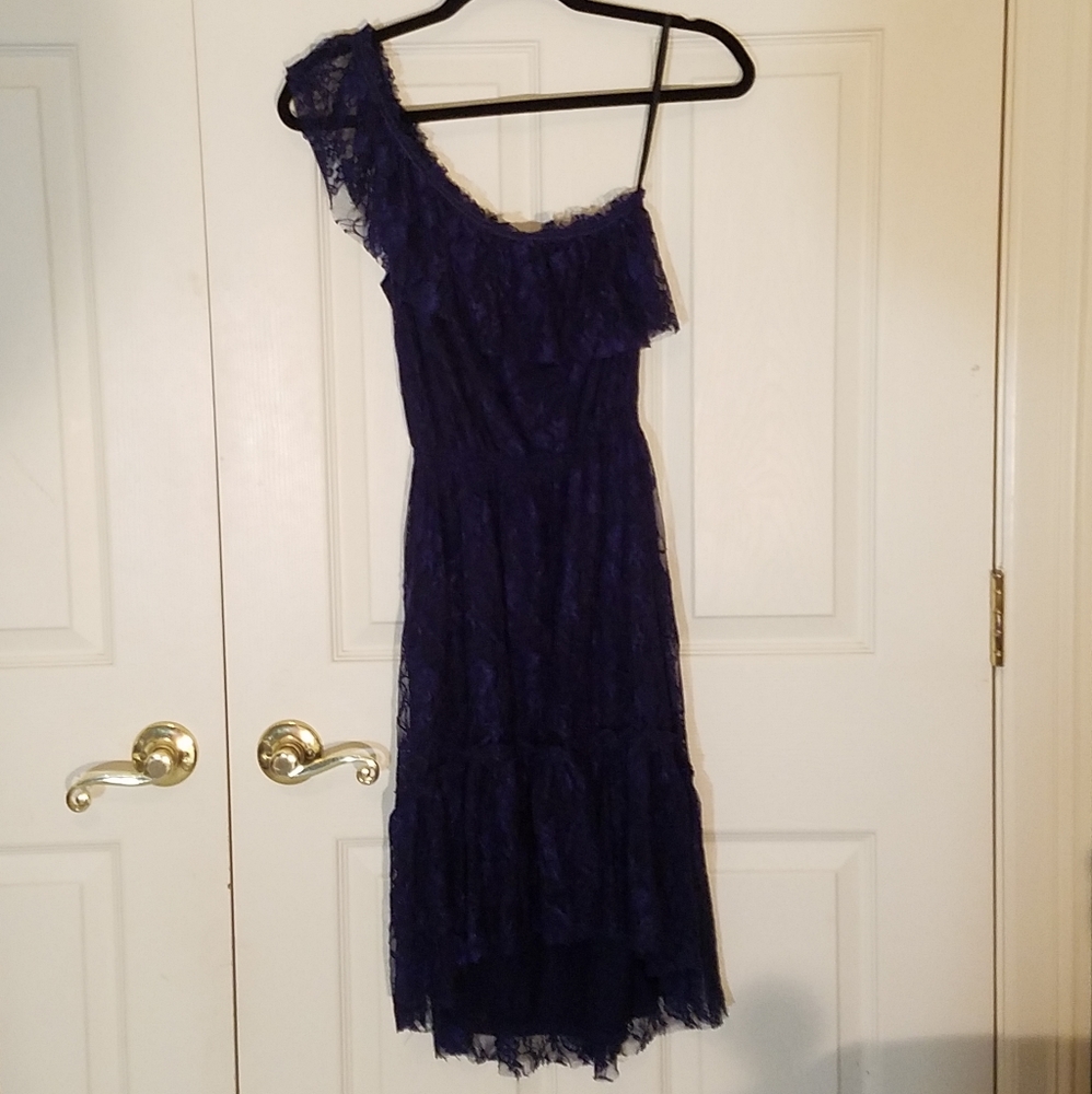 Chelsea & Violet Navy Blue Lace Dress ✨